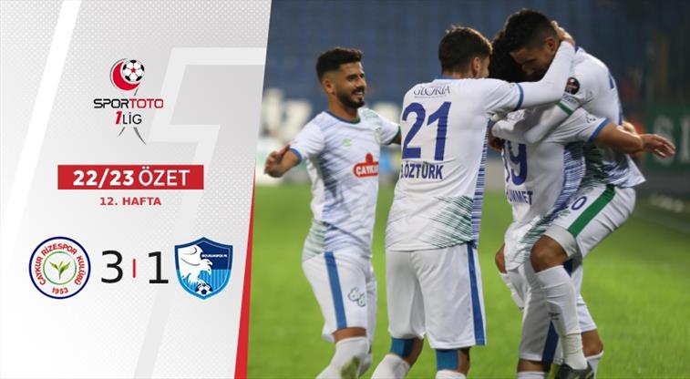 ÖZET | Çaykur Rizespor 3-1 Büyükşehir Belediye Erzurumspor