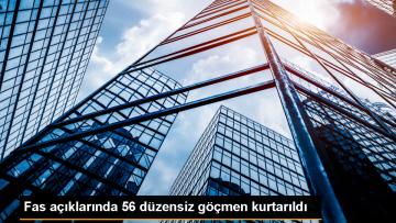 Fas Açıklarında 56 Düzensiz Göçmen Kurtarıldı