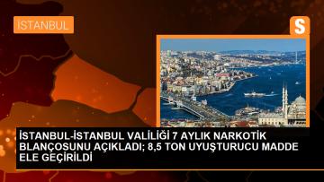 İstanbul’da 24 Bin 539 Narkotik Operasyonunda 8,5 Ton Uyuşturucu Ele Geçirildi