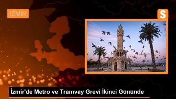 İzmir’de Metro ve Tramvay Grevi İkinci Gününde İnsan Yoğunluğu ve Trafik Sıkışıklığı Yaşanıyor