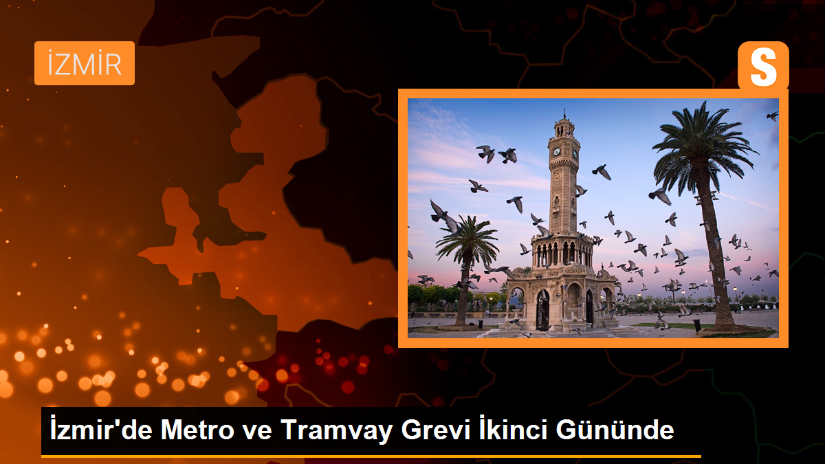 İzmir’de Metro ve Tramvay Grevi İkinci Gününde İnsan Yoğunluğu ve Trafik Sıkışıklığı Yaşanıyor