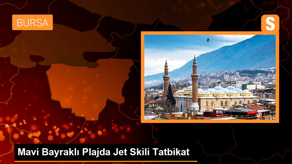 Mavi Bayraklı Plajda Jet Skili Tatbikat