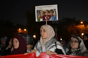 Ankara Filistin Dayanışma Platformu İsrail’in saldırısını protesto etti