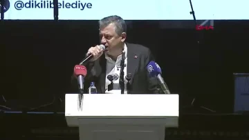 İZMİR CHP Genel Başkanı Özel, Dikili’de konuştu