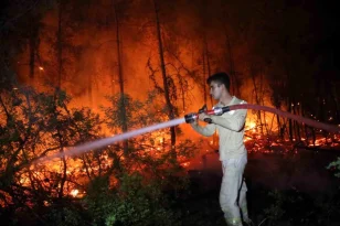 Muğla’da Orman Yangını Kontrol Altına Alınamıyor