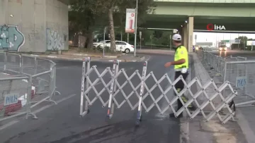 Vatan Caddesi 30 Ağustos provaları nedeniyle trafiğe kapandı